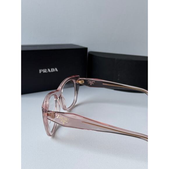 NEW Prada PR A18V Eyeglasses Frames in Transparent Pink main image 5